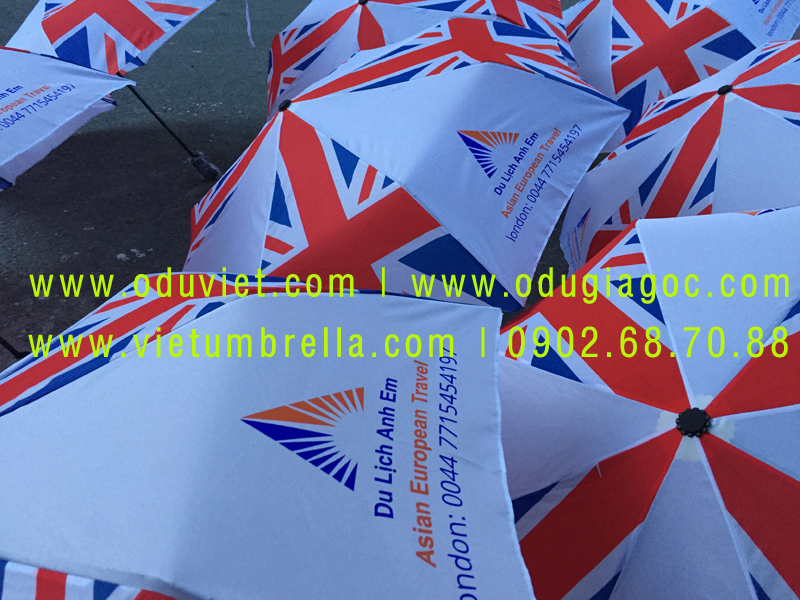 xưởng sản xuất ô dù cầm tay in logo quảng cáo